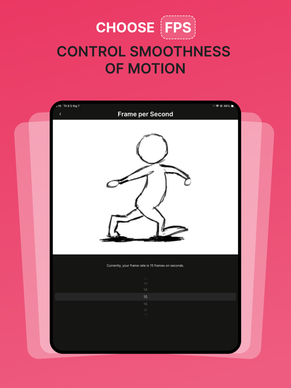 Animation Creator: Flipbook 2D iPad screenshot 6 - Entertainment app