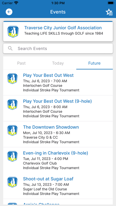 TCJGA Golf Screenshot