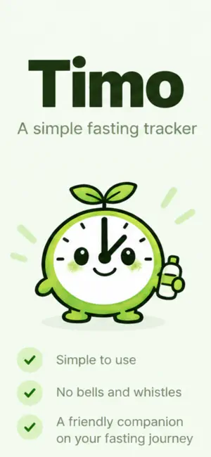 Simple fasting app: Timo screenshot 1