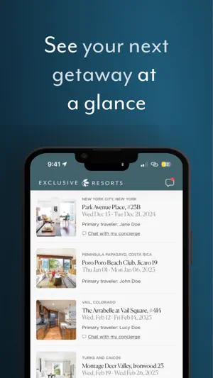 Exclusive Resorts - The Club screenshot 1