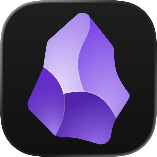 Obsidian - Connected Notes アプリアイコン、美国 App Store 検索結果