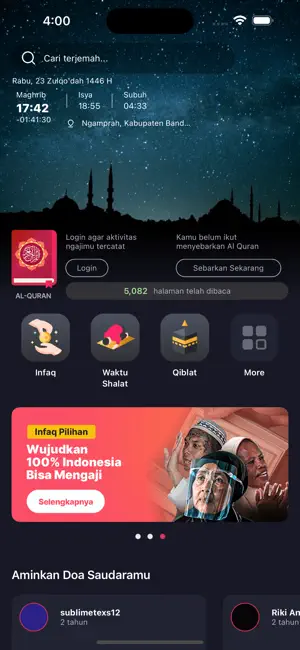 Quran Best Indonesia iPhone screenshot 1