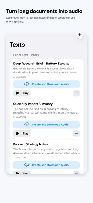 Lirivo: Text to Speech screenshot 1