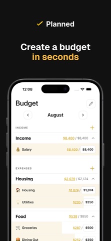 Budget & Bill Planner: Planned Screenshot 7 of 8