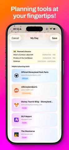 Ride Radar for Theme Parks screenshot