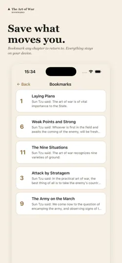 Screenshot von Sun Tzu: The Art Of War auf dem iPhone 5