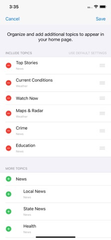 App screenshot
