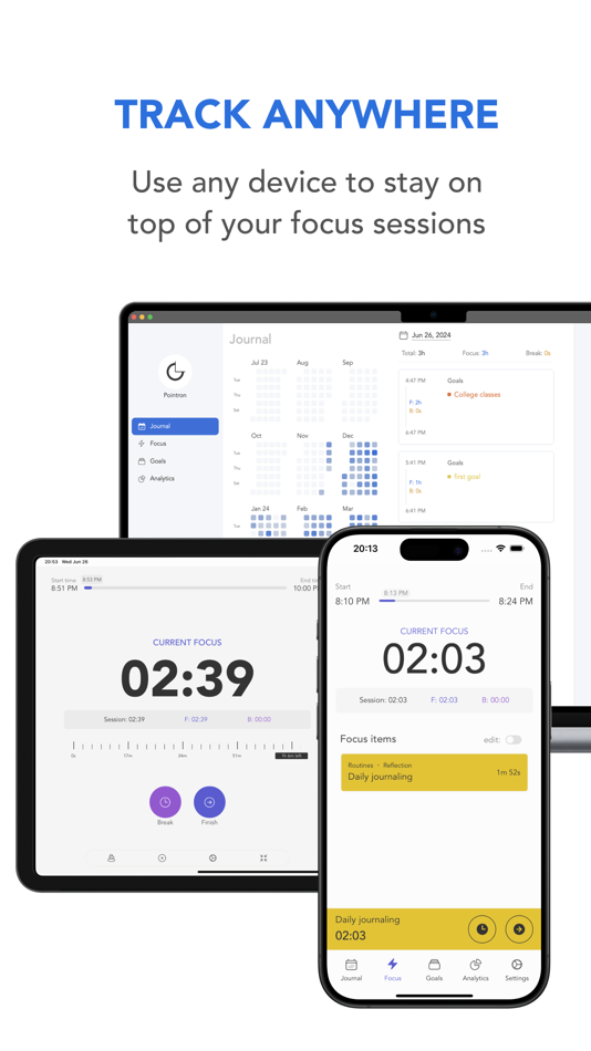 #6. Pointron - Focus time tracker (macOS) 由: Blank labs private limited