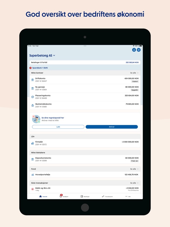 Screenshot #6 pour SpareBank 1 Bedrift