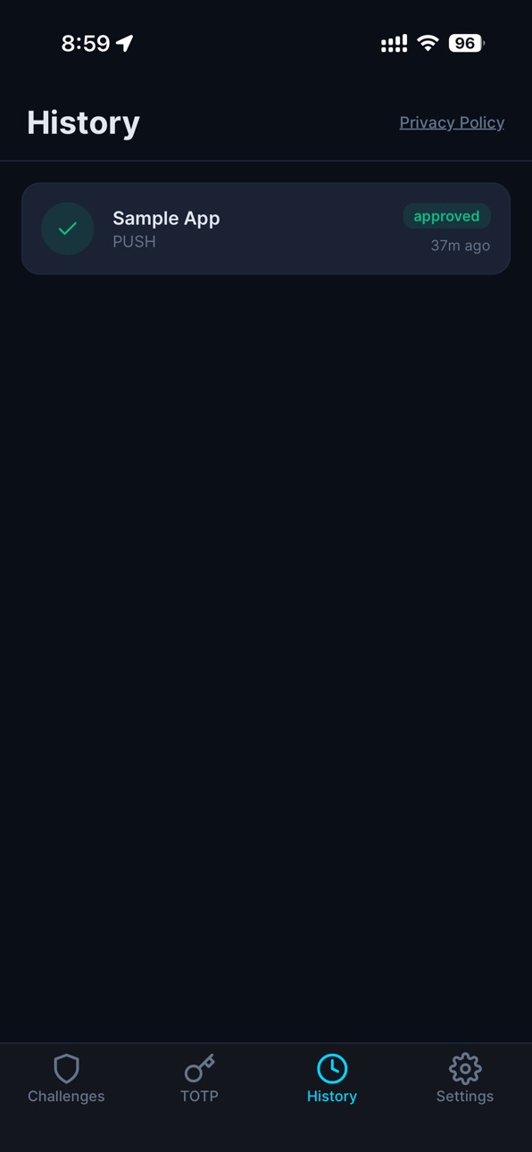 iPhone screenshot