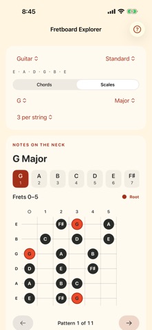 Fretboard Explorer screenshot 3
