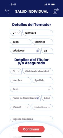 La Mundial App screenshot