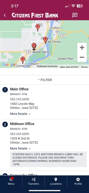 Citizens First Bank Mobile App on the App Store