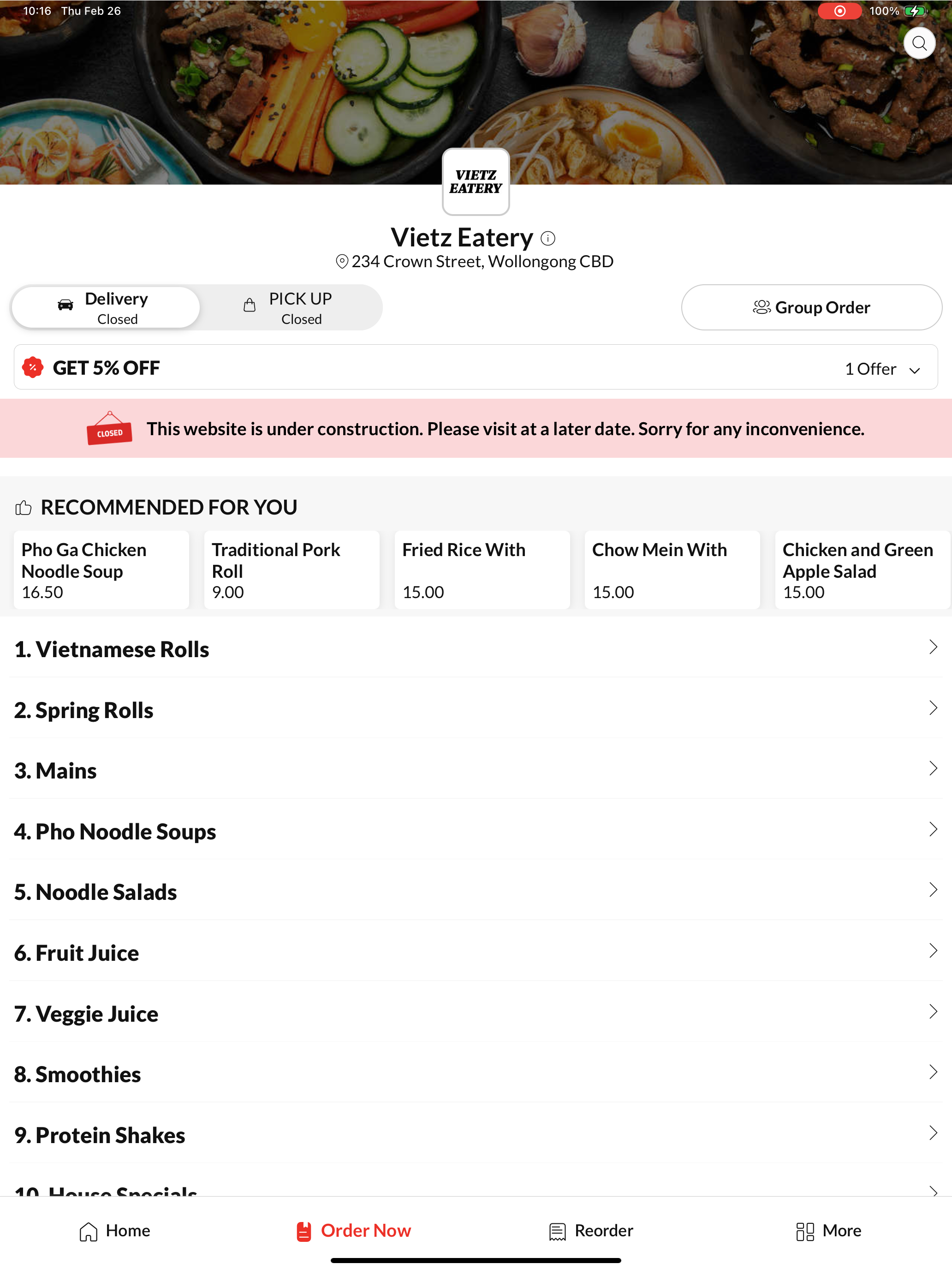 Vietz Eatery screenshot 6