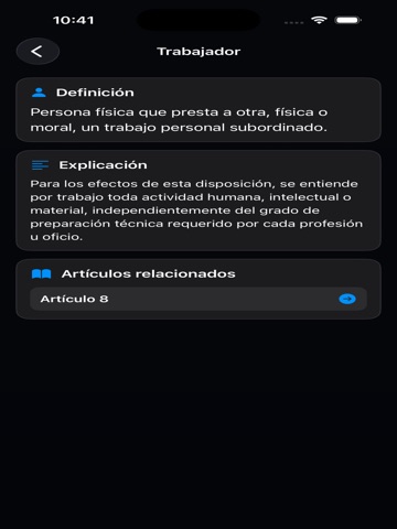 Ley del Trabajo México iPad screenshot 8