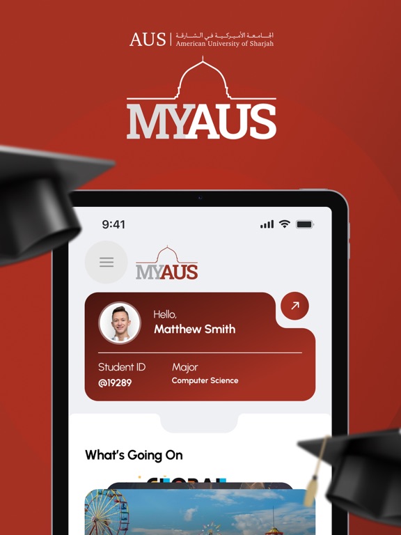 myAUS iPad screenshot 1 - Education app