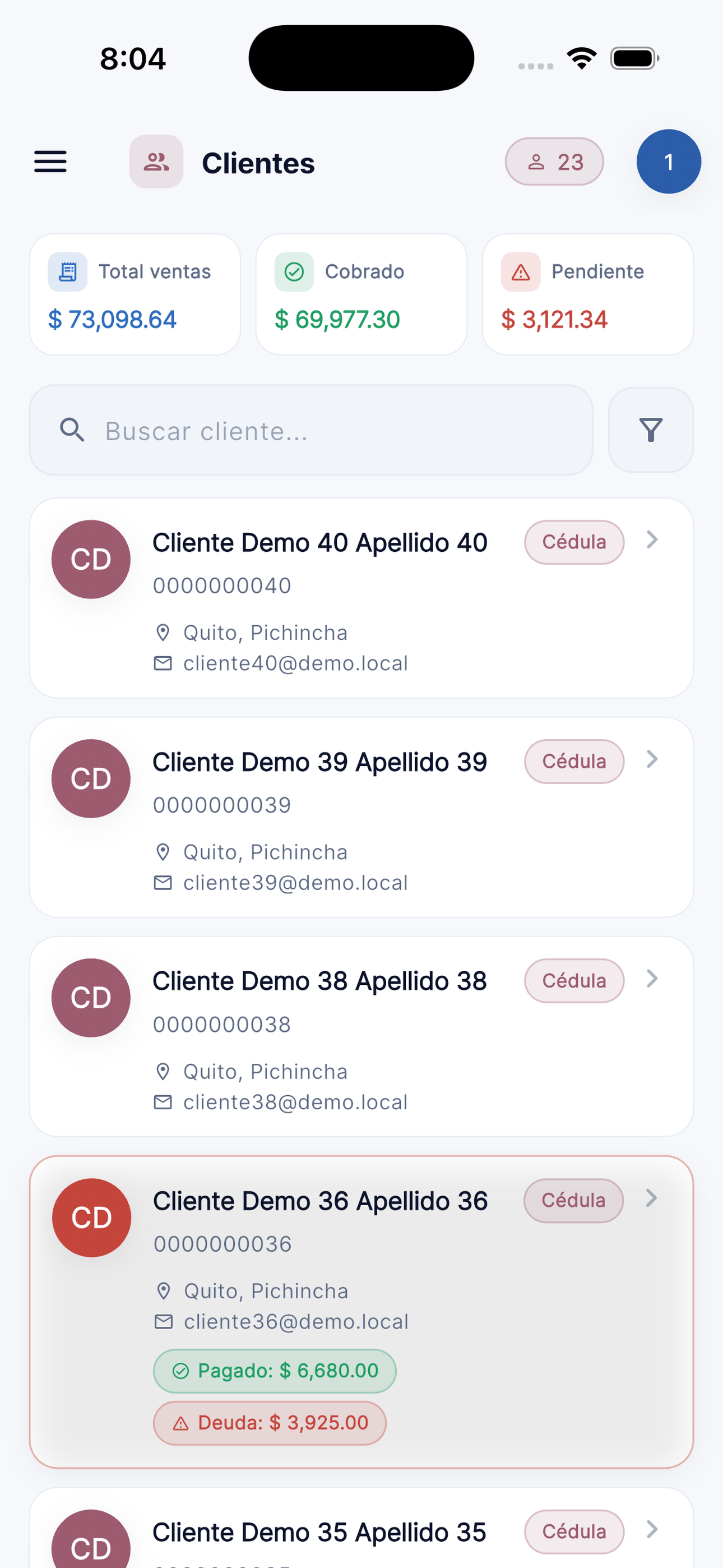 Bilanx.ec screenshot 4