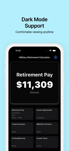 Military Retirement Calculator screenshot