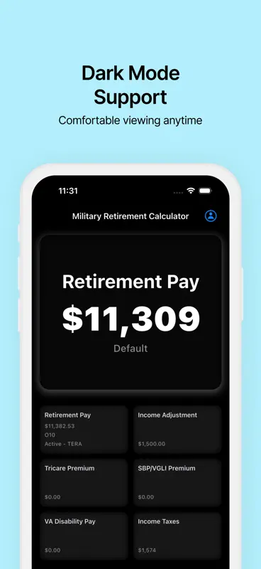 Military Retirement Calculator screenshot 3 of 4