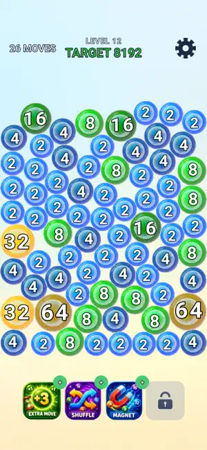 Number Merge: Bubble Cascade screenshot 3