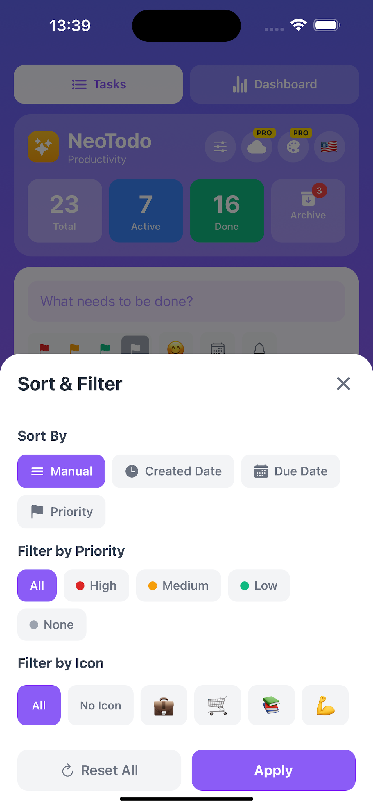 NeoTodo - Task Manager