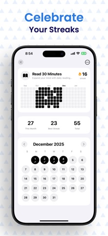 Milestone: Habit Tracker screenshot