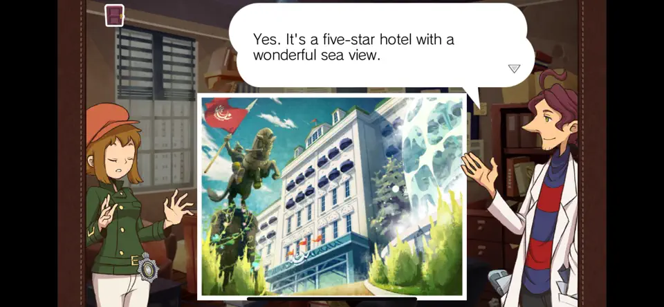 Captura de pantalla de LAYTON BROTHERS MYSTERY ROOM en iPhone 2