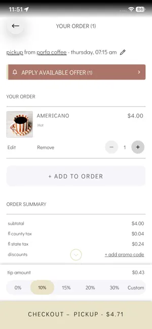 Porfa Coffee screenshot 4