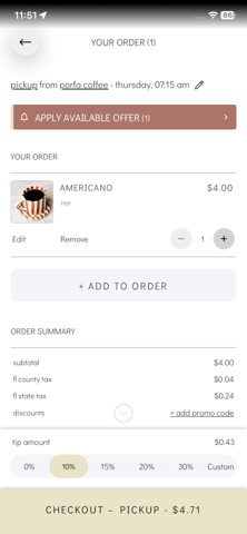 Porfa Coffee Screenshot 4 of 6