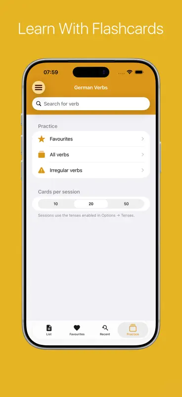 Verbos em alemão Pro screenshot 8 of 9
