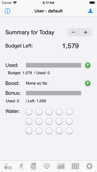 Screenshot #1 pour Daily Tracker for Weight Loss