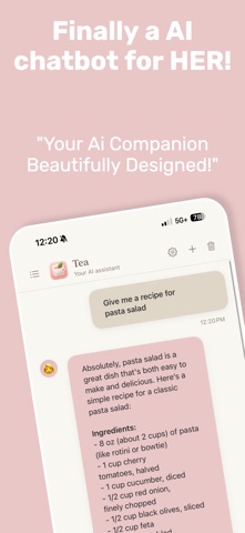 Tea - Ai Chatbot Screenshot 1 of 6