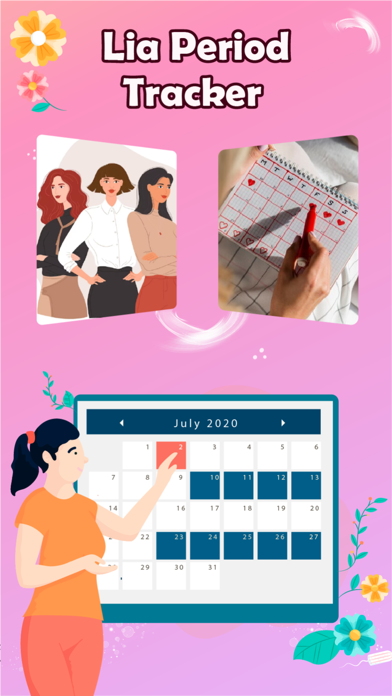 Lia Period Tracker & Pregnancy Screenshot