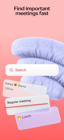 Yandex Calendar iPhone screenshot