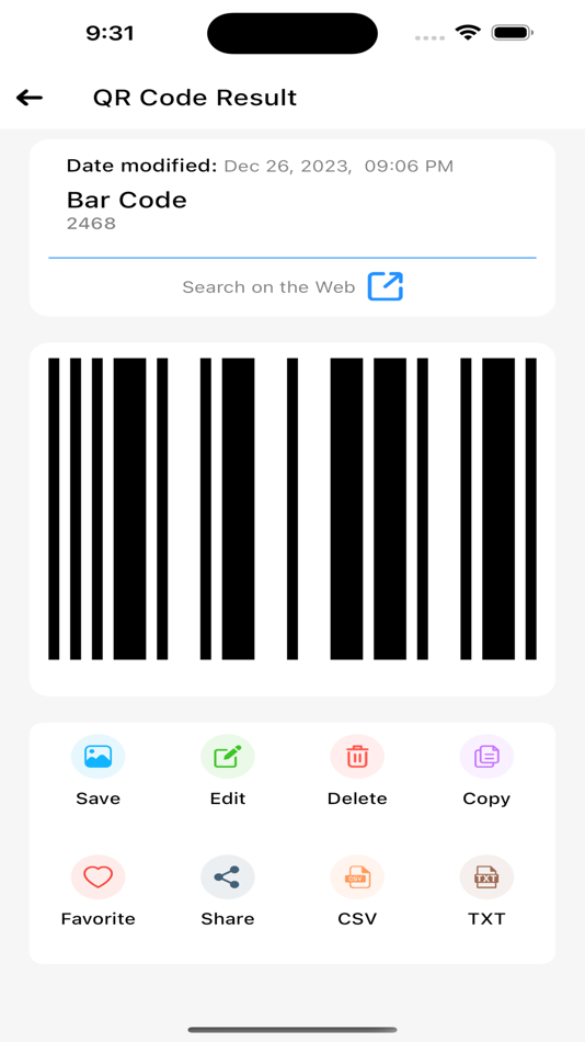 #5. QR Scanner Barcode Generator (iOS) بواسطة: Muhammad Haroon