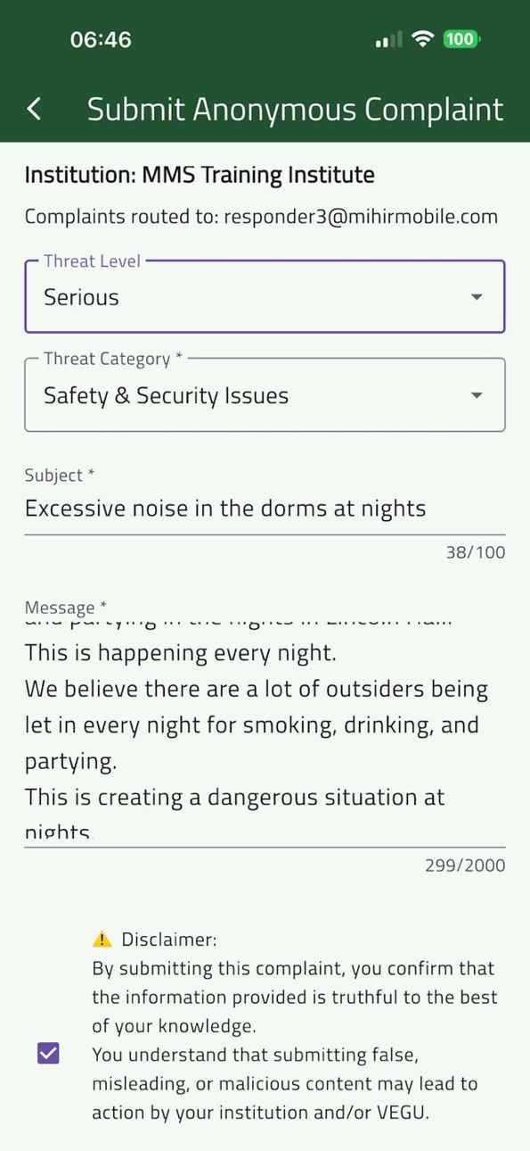 iPhone screenshot