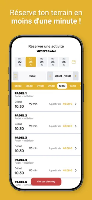 WIT FIT PADEL screenshot 4