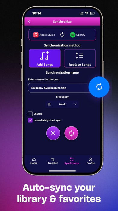 MusConv: Playlist Transfer iPhone screenshot 6 - Music app