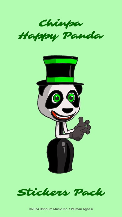 Screenshot #1 pour Chinpa Happy Panda Stickers