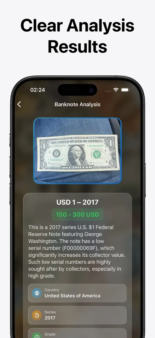 #3. Identifier: Banknote (iOS) 게시자: Sergii Nesterenko