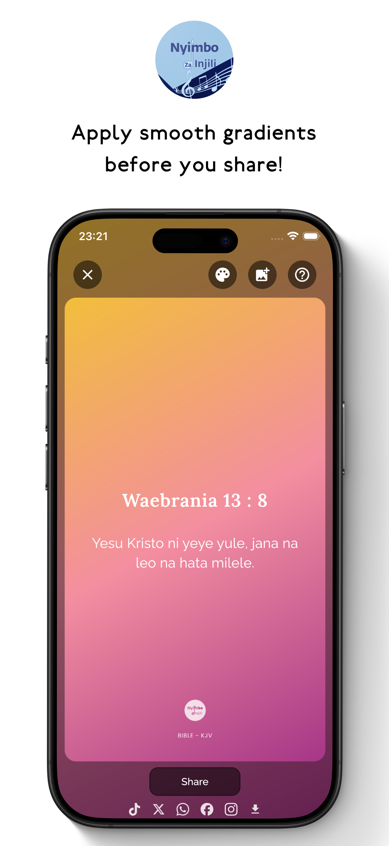 Nyimbo za Injili + Biblia