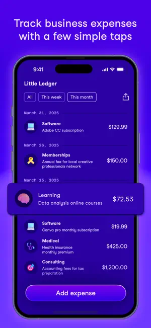 Little Ledger screenshot 1