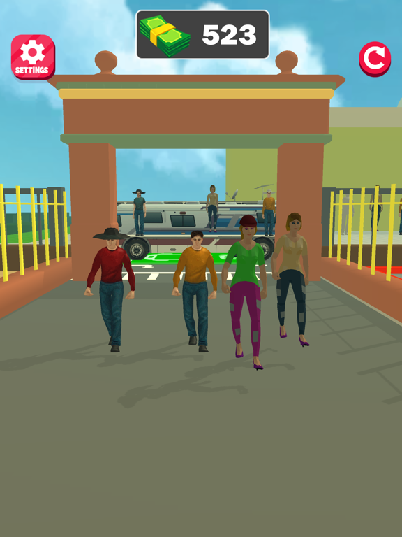 Ultimate Fun Park Simulator 3D iPad screenshot