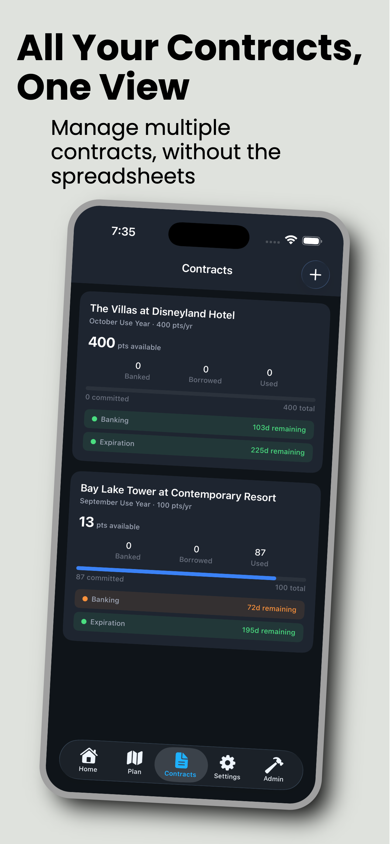 Magic Reserve - DVC Tracker screenshot 2
