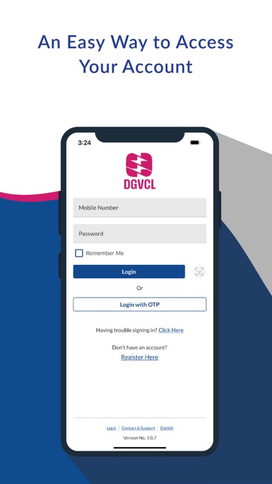 DGVCL Smart Meter Screenshot