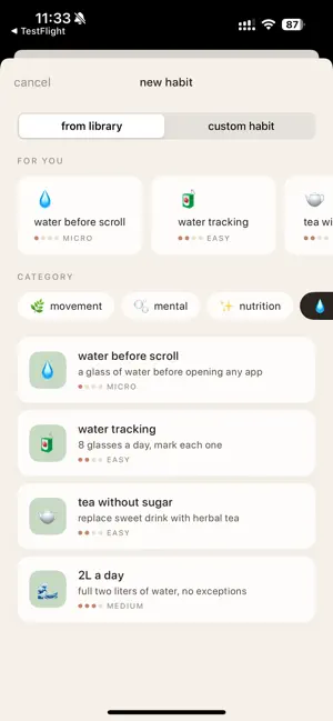 ease: habit tracker & journal screenshot 2
