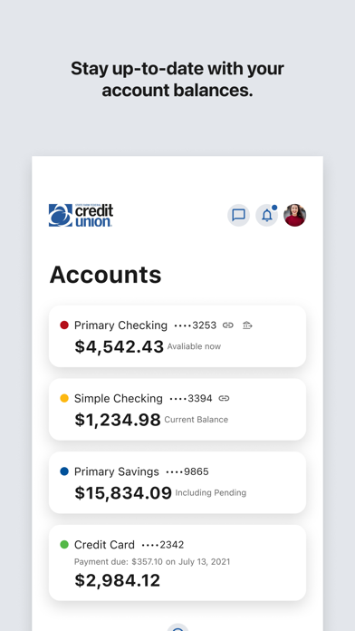 State Farm Fed Credit Union Screenshot