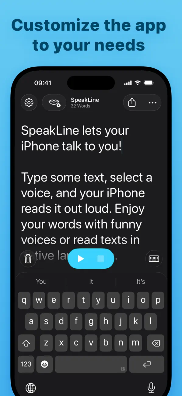 #4. SpeakLine – Text to Speech (iOS) By: Alexander Kaessner