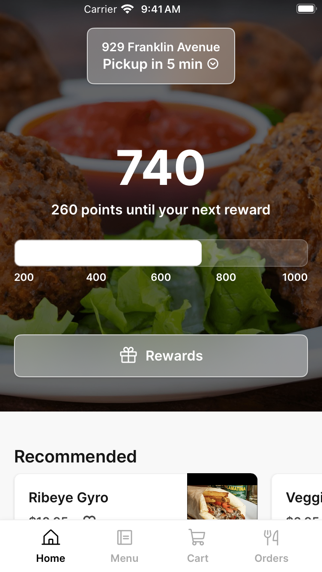 Alpha Omega Grill & Bakery iPhone screenshot 1 - Food & Drink app