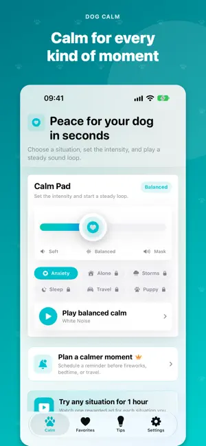Dog Calm: Anxiety Sounds screenshot 1